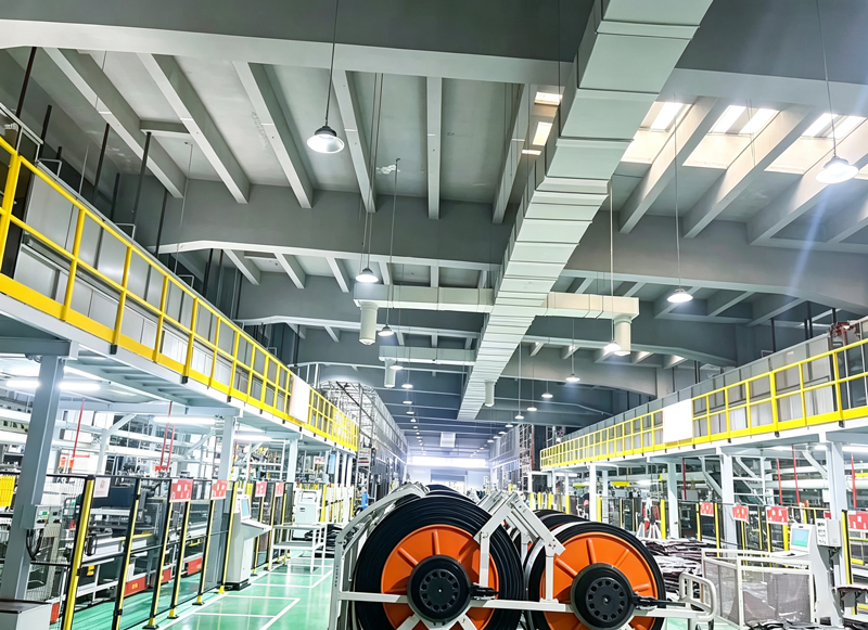 Extrusion production linkage line