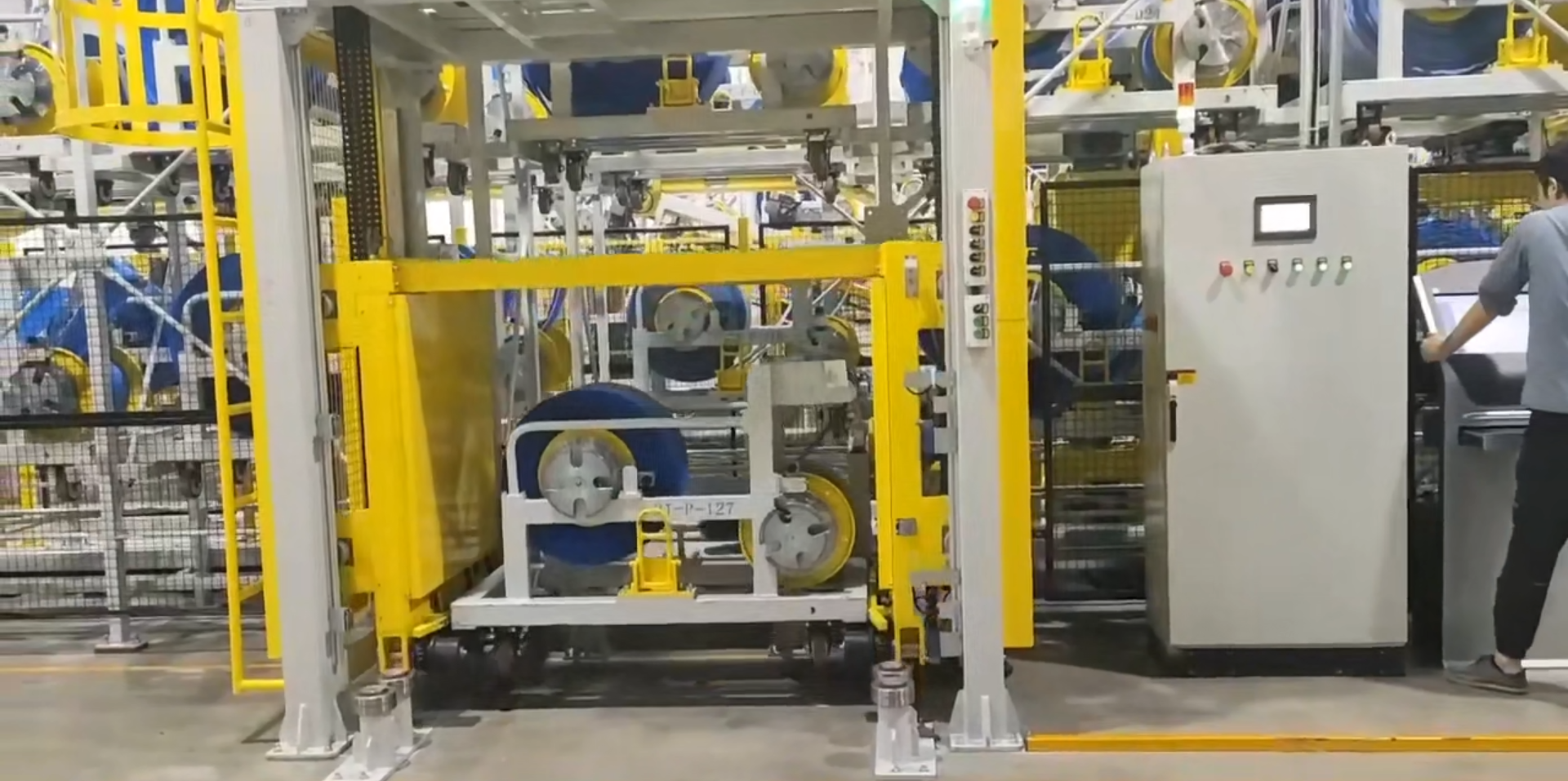 Work equipment trolley storage three-dimensional warehouse 1
